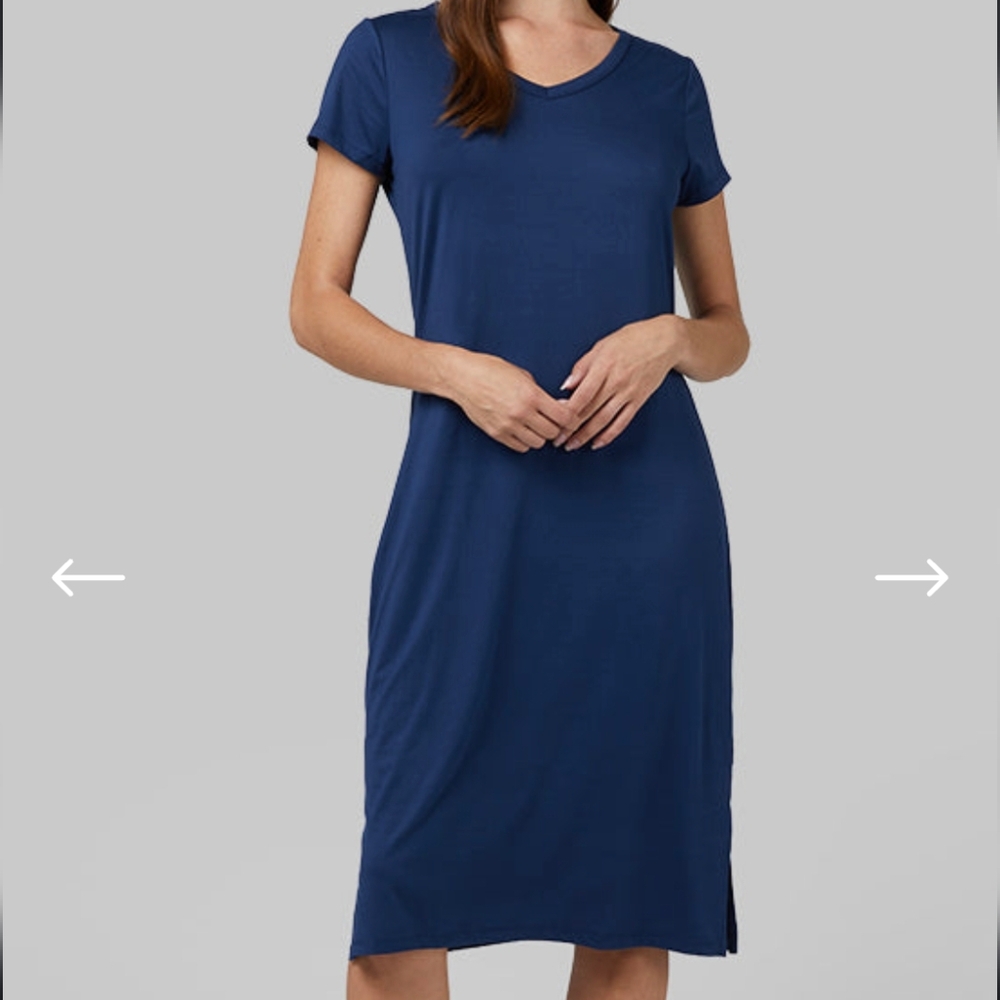 Navy Blue T-Shirt Dress